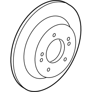 Hyundai 58411-G2300 Disc Assembly-Rear Brake