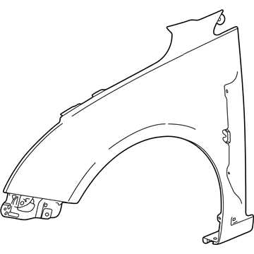 GM 95092194 Fender