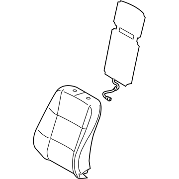 Lexus 71074-33M60-A7 Front Seat Back Cover Sub-Assembly, Left (For Separate Type)