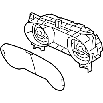 Mopar 68442284AB CLUSTER-INSTRUMENT PANEL