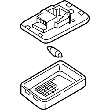 Nissan 26410-0W100 Lamp Assembly-Luggage Room