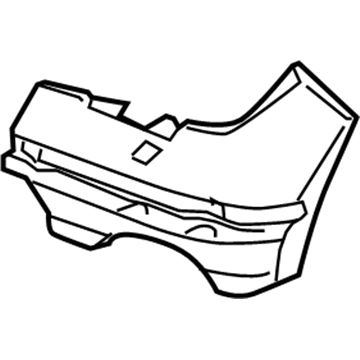 Nissan 62223-EA510 Bracket Front Bumper Side LH