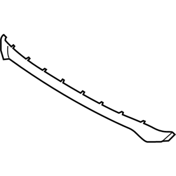Hyundai 86569-S2500 Bumper Molding Lower