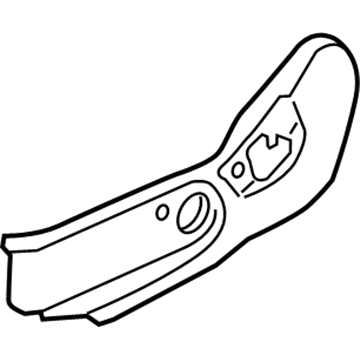 Hyundai 88051-1R100-9Y Shield Cover-Seat Driver Outer