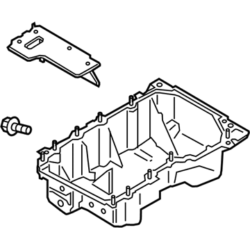 Ford KB3Z-6675-A Oil Pan