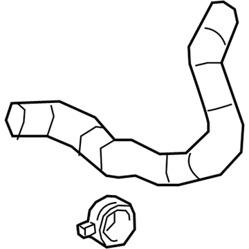 Toyota 16572-F2010 Upper Hose