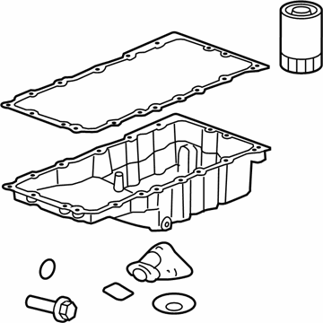 GM 12626225 Oil Pan