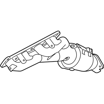 Hyundai 28510-3F600 Exhaust Manifold Catalytic Assembly, Left