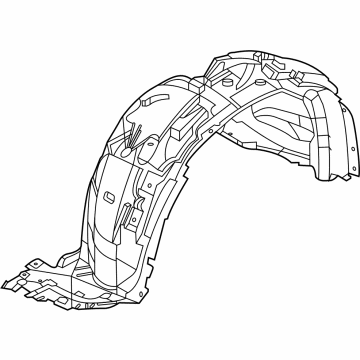 Nissan 63841-6RA0A Protector-Front Fender, LH