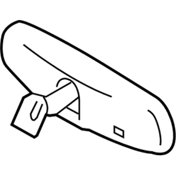 Nissan 96321-CM30A Mirror Assy-Inside