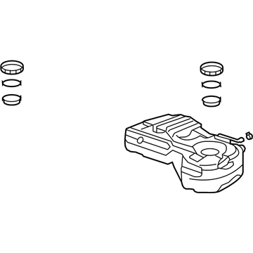 Honda 17044-SWA-A01 Tank, Fuel