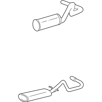 Ford XC2Z-5230-AA Muffler