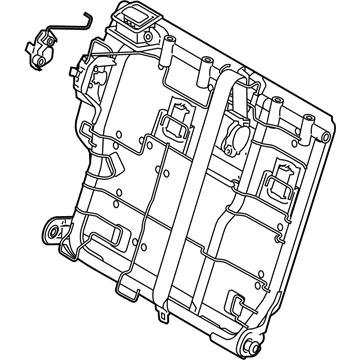 Hyundai 89410-K2110-NNB Frame Assembly-RR Seat Back, RH