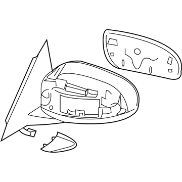 Infiniti 96302-1NA1A Mirror Assembly-Door, LH