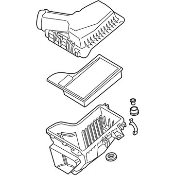 Ford FR3Z-9600-F Air Cleaner Assembly