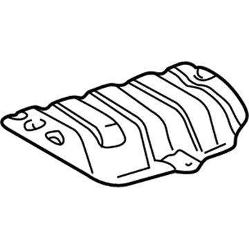 Lexus 58152-33010 Insulator, Front Floor Heat, NO.1