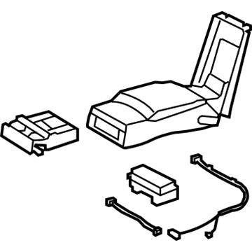 Lexus 72830-50B90-B1 Rear Seat Armrest Assembly, Center