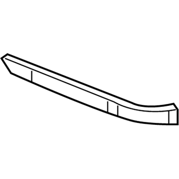 BMW 51-12-8-195-315 Protective Rubber Strip, Left Rear Bumper