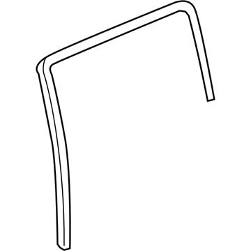 GM 94724098 Weatherstrip Asm-Rear Side Door Window Outer