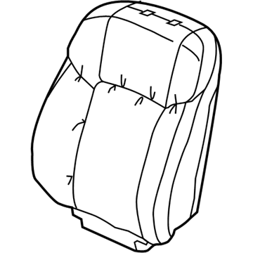 Acura 81121-TY2-A21ZA Cover, Right Front Seat-Back Trim (Light Orchid)