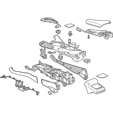 GM 84181212 Console Assembly