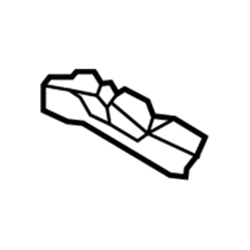 Honda 71193-TP6-A50 Spacer, R. FR. Bumper Side