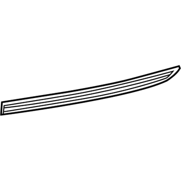Honda 71109-TP6-A50 Garnish, L. FR. Bumper Headlight