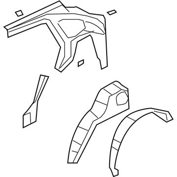 Mopar 68001962AB Panel-Quarter Inner