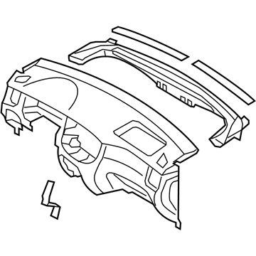 Kia 847101G100GD Crash Pad Assembly-Main