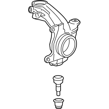 Honda 51215-T2A-K01 Knuckle, Left Front