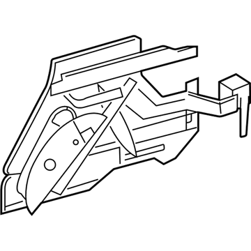 GM 12377236 Front Side Door Window Regulator Assembly