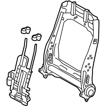 Toyota 71104-06010 Seat Back Frame