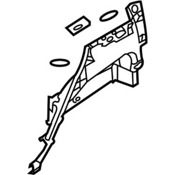 Kia 857301D100RU Trim Assembly-Luggage Side