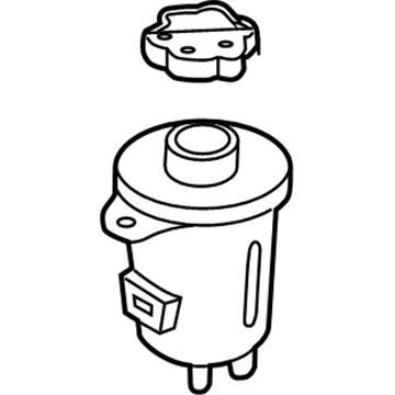 Ford HC3Z-3E764-D Power Steering Pump Reservoir