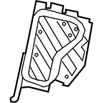 Mopar 68194853AA Frame-Rear Seat Back