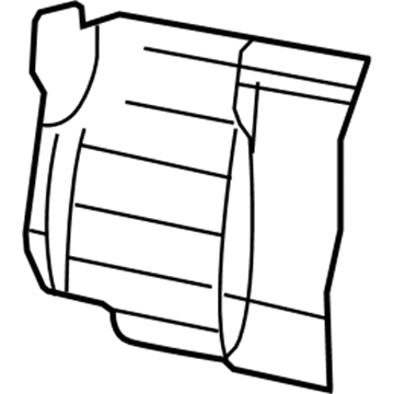 Mopar 5MH60DX9AB Rear Seat Back Cover