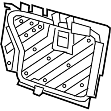 Mopar 68003014AA Frame-Rear Seat Back