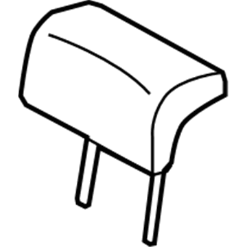 Hyundai 89700-0W500-J4R Headrest Assembly-Rear Seat