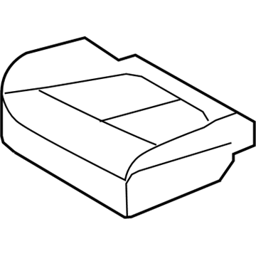 Hyundai 89250-0W510 Pad Assembly-2ND Seat Cushion, RH