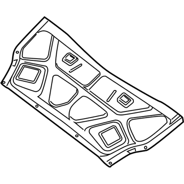 Nissan 65840-ZX00A INSULATOR Hood