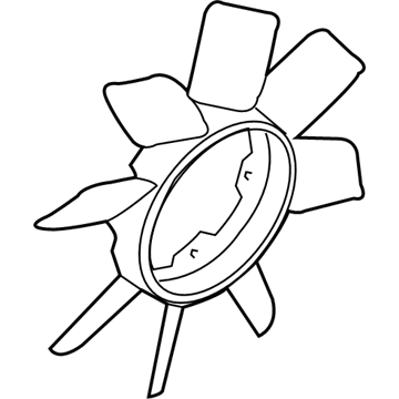 Infiniti 21060-AG202 Fan-Cooling