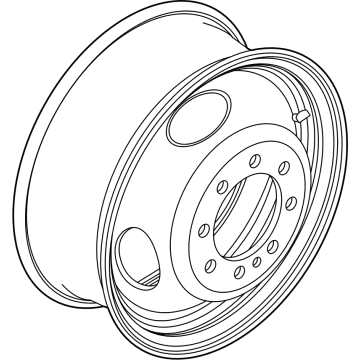 Ford 8C2Z-1015-F Wheel, Steel