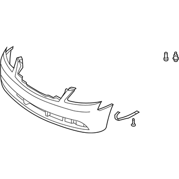 Infiniti 62022-EH125 Front Bumper Fascia Kit