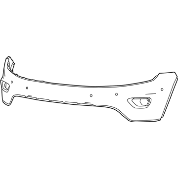 Mopar 68310037AA Front Upper Bumper Cover