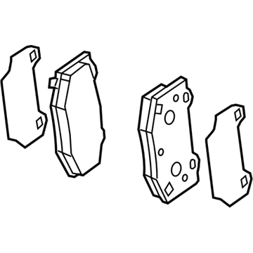 GM 22847818 Rear Pads