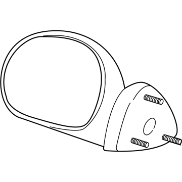 Ford YL1Z-17683-BAA Mirror Assembly