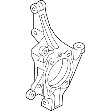 Kia 51716R0000 KNUCKLE-FRONT AXLE, R