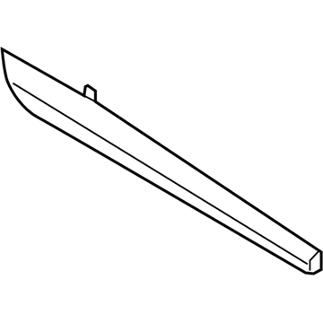 BMW 51-41-7-213-071 Trim, Door, Satinsilber, Matt, Left
