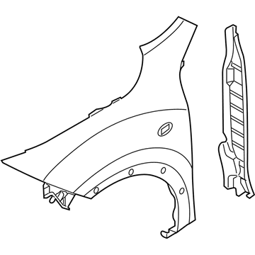 Nissan F3100-3YMMA Fender - Front, RH