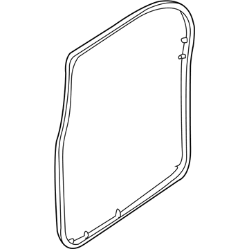 Nissan 82830-7Z000 Weatherstrip-Rear Door, RH